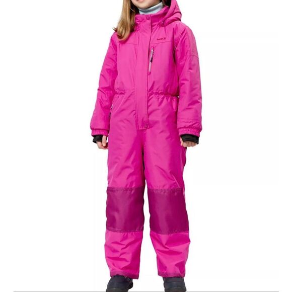 Kamik Lazer Hot Pink One Piece Snowsuit Toddler Girl's 3T - Picture 1 of 12
